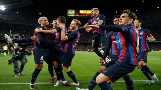 فريق برشلونة يحسم الكلاسيكو وينفرد بالصدارة