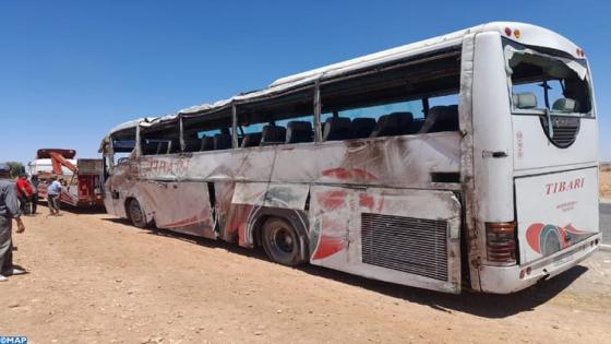 خريبكة .. مصرع 15 شخصا في حادث انقلاب حافلة للمسافرين على مستوى جماعة بولنوار (سلطات محلية)
