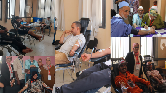 ساكنة القليعة تتبرع بالدم في حملة نظمتها جمعية عين الرحمة