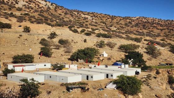 المخيم النموذجي يدخل الفرحة على الساكنة المتضررة من الزلزال بجبال تارودانت
