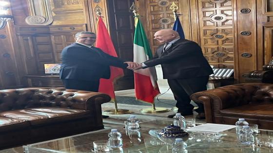 وزير العدل يلتقي نظيره الإيطالي ويتفقان على تبادل الخبرات والتجارب في مجال العدالة