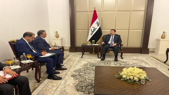وزير العدل يجري مباحثات مثمرة مع رئيس الوزراء العراقي