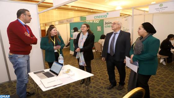 Plus de 1.000 personnes et 200 entreprises participent à la 8ème édition de la Caravane nationale de l'emploi, organisée à l’initiative de l’Ecole Marocaine des Sciences de l’Ingénieur (EMSI). 07012023-Marrakech